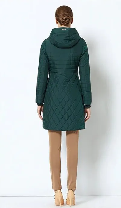 Women's Spring/Autumn Stylish Warm Windproof Coat With Hood