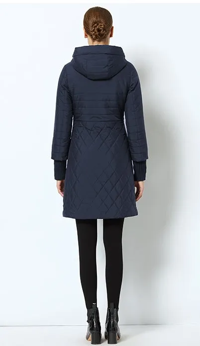 Women's Spring/Autumn Stylish Warm Windproof Coat With Hood